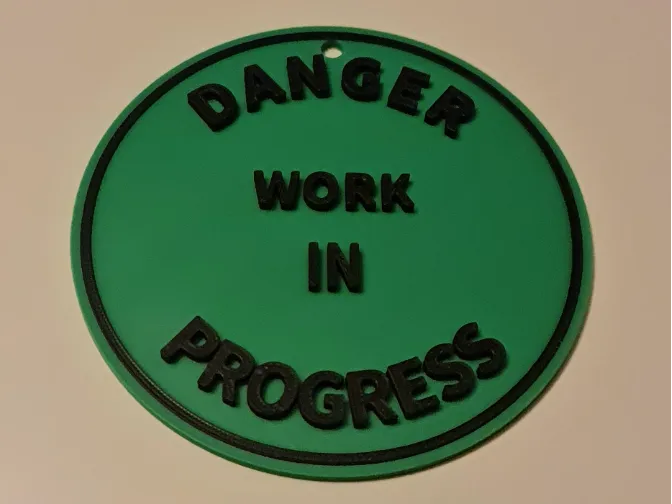 Work Sign