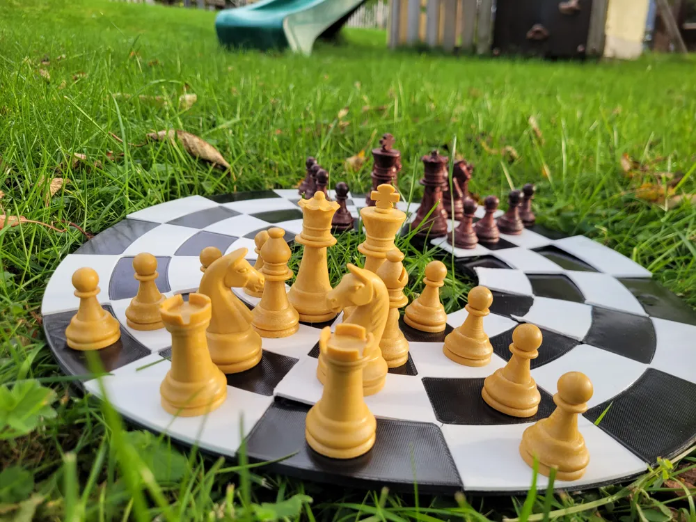 Circular chess (No AMS or Glue needed!) by _tbf - MakerWorld