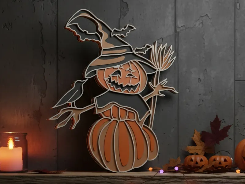 Halloween Scarecrow (multi-layer)