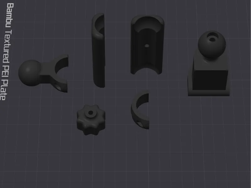 Insta360 GPS Preview Remote mount for motorcycle
