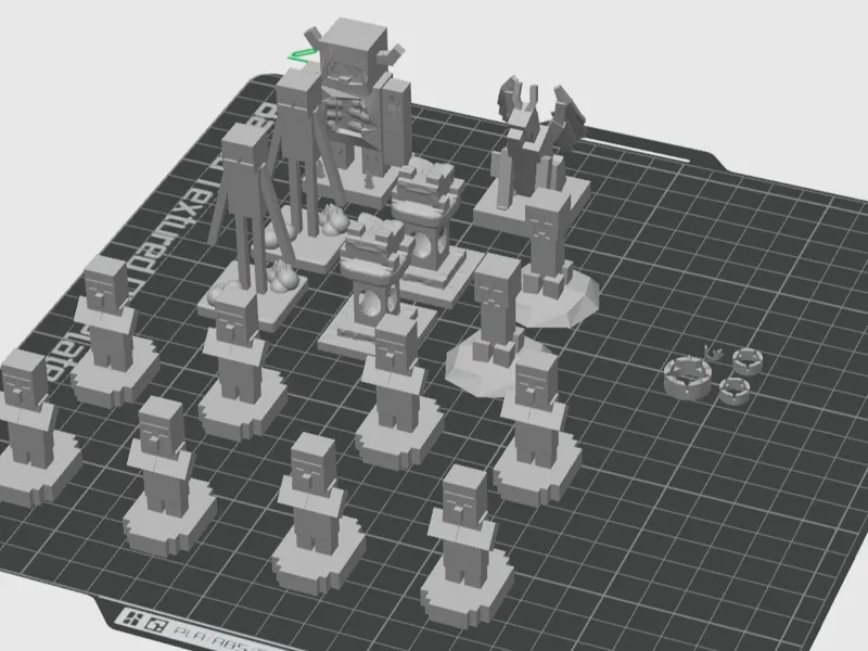 My custom chess set [Minecraft edition]