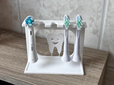 Electric Toothbrush Head Holder