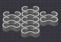 10 pieces, 0.28mm layer, 2 walls, 15% infill, 10 pieces