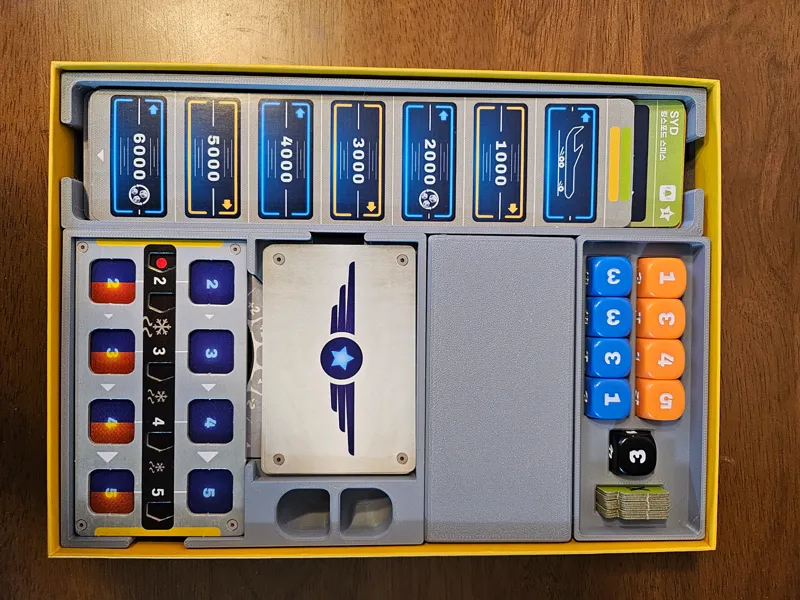 Sky Team Board game insert /w turbulence exp