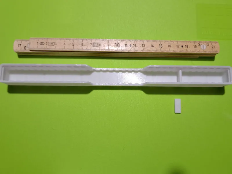 Folding ruler 1m editable - gridfinity 0,5x6x3u