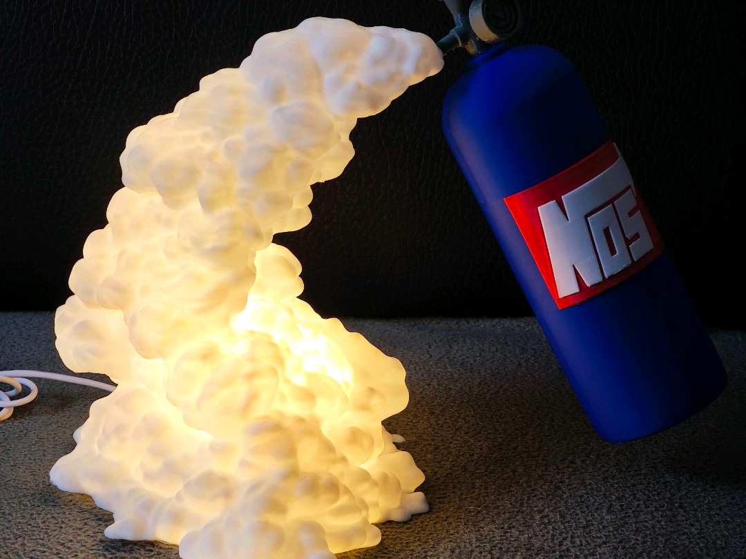 NOS Bottle Smoke Lamp