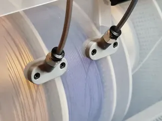 Angled 15°/30°/45°/60° PC4-M6 PTFE connector mount