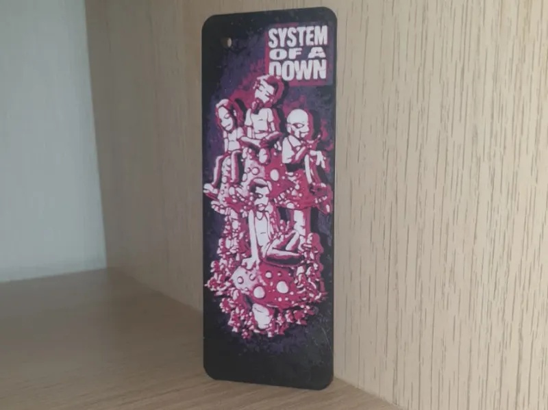 Systen of a Down Lesezeichen HueForge Style