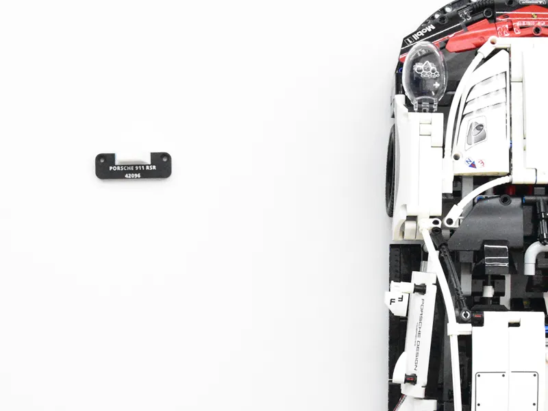 Wall Mount for Bricks Technic 911 RSR Car (42096)