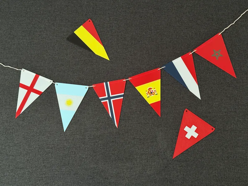 World Cup Flag Bunting - Quarterfinal Edition