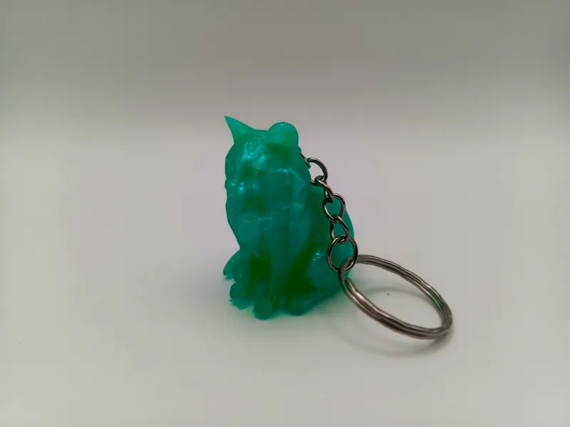 Ragdoll Cat Keychain 