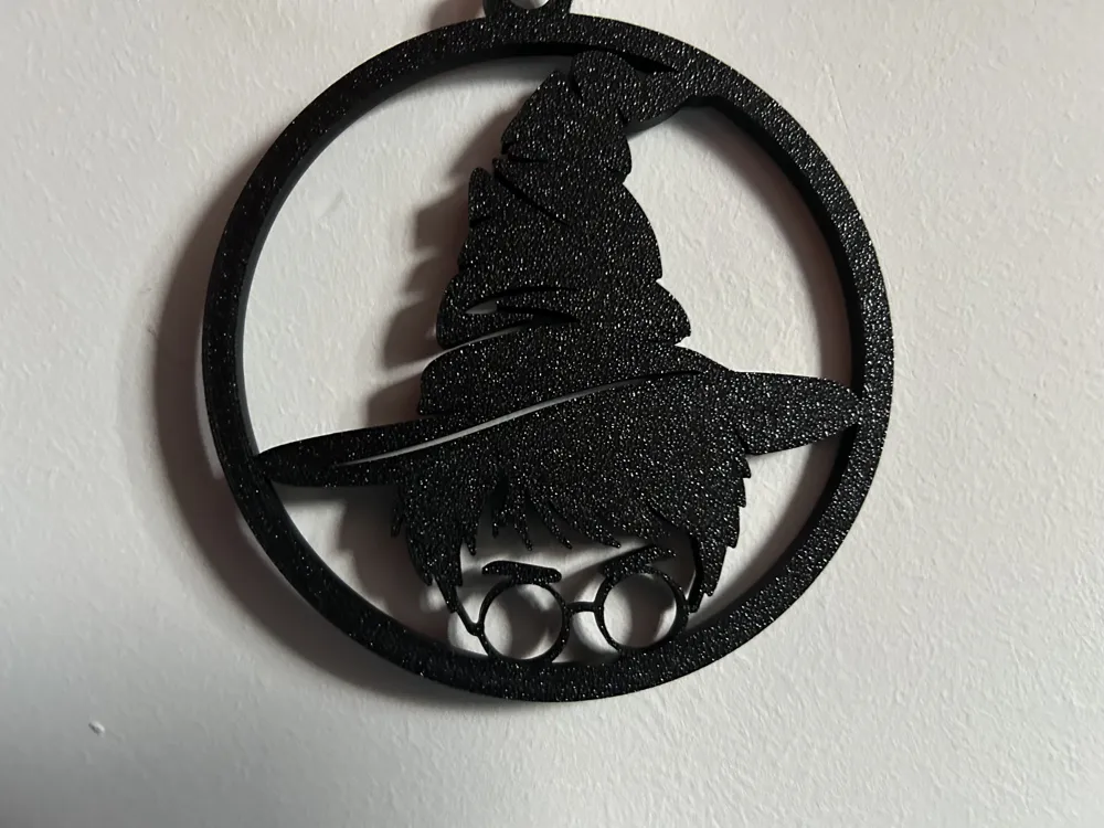 Adorno navideño de diseño especial, silueta de Harry Potter, adorno colgante decorativo coleccionable