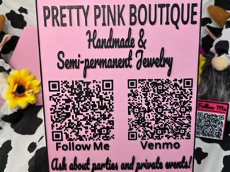 Custom QR Code Sign/Vendor Display/Table Display