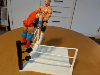 Wrestling Ring Corner Diorama