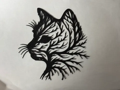 Decor Tree of life cat view 3