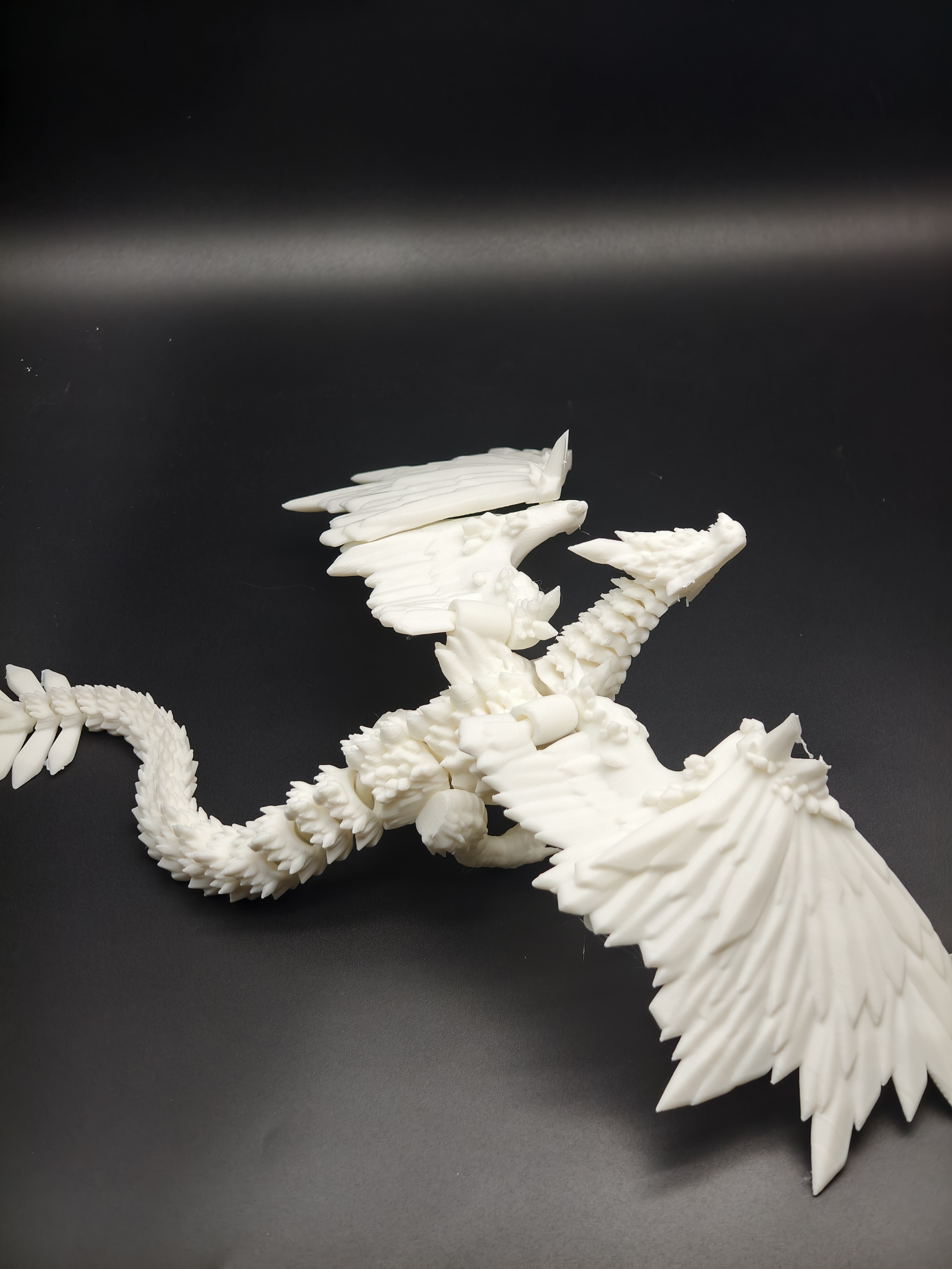 Miniatura 4 do modelo 3D 水晶龙，翅膀一体打印，无需支撑