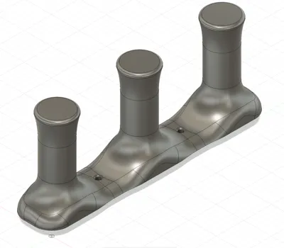 Triple Coat Hook Holder Kleiderhaken