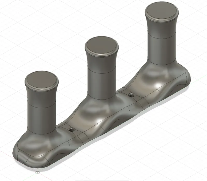 Triple Coat Hook Holder Kleiderhaken