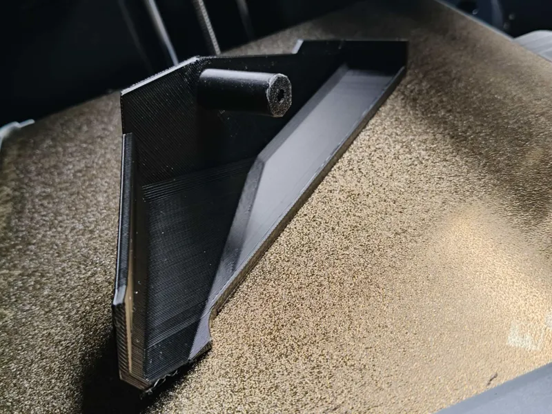 Flashforge AD5X printer chute for waste (poop)