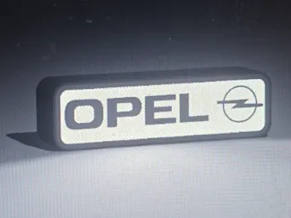 Lichtbox Opel+Logo