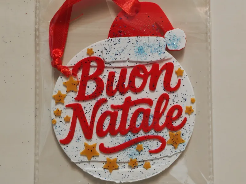 MEDAGLIONE NATALIZIO BUON NATALE