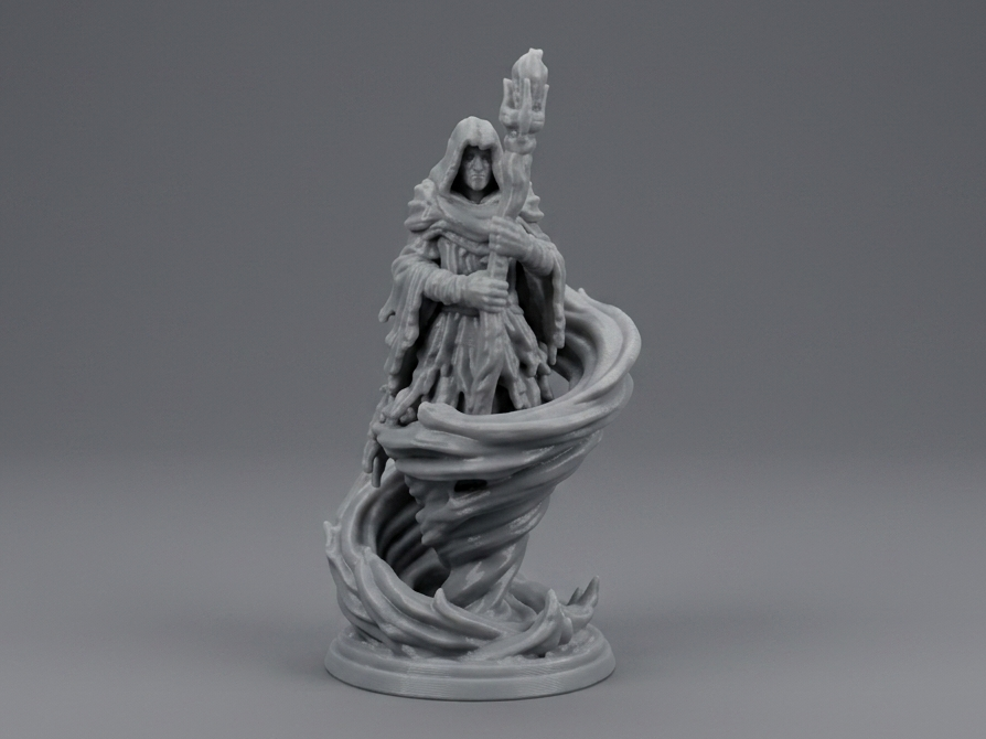Hooded Vortex Mage – Tabletop RPG Miniature