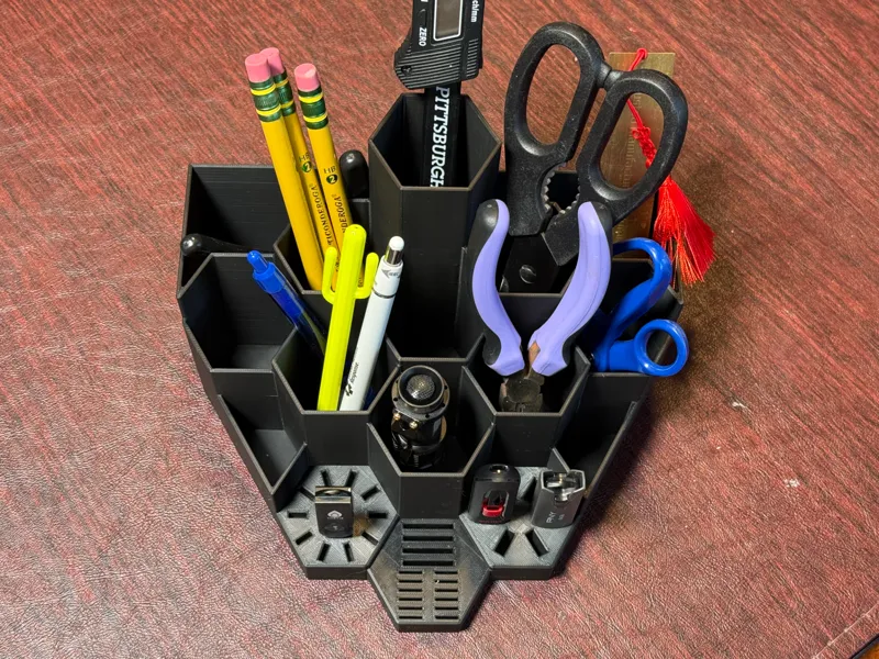 Hexagon Multi-Length Desktop Organizer