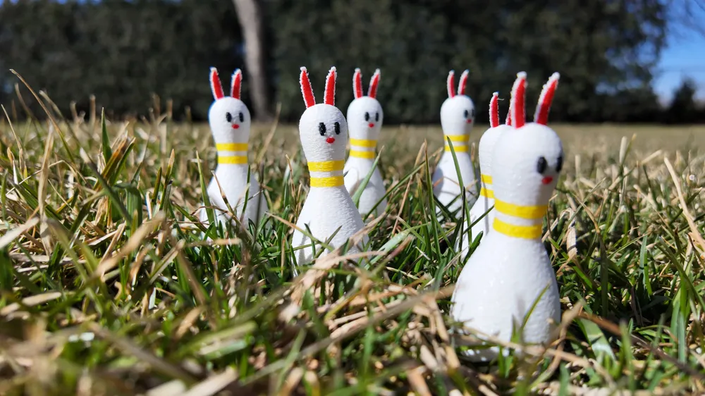Bunny Bowling Game - Free 3D Print Model - MakerWorld
