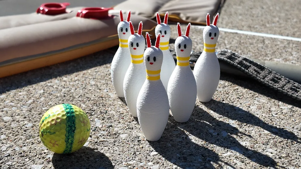 Bunny Bowling Game - Free 3D Print Model - MakerWorld
