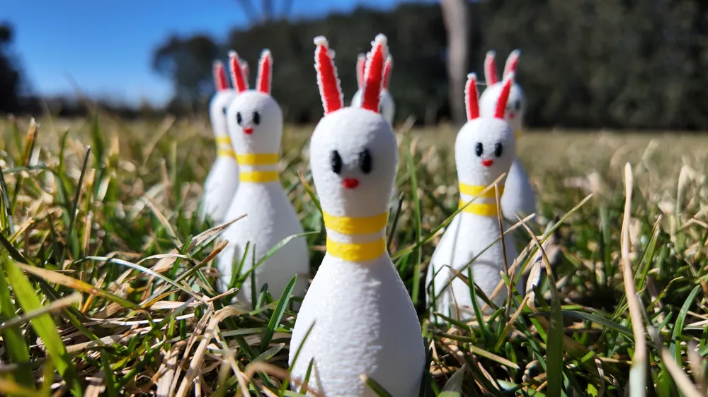 Bunny Bowling Game - Free 3D Print Model - MakerWorld