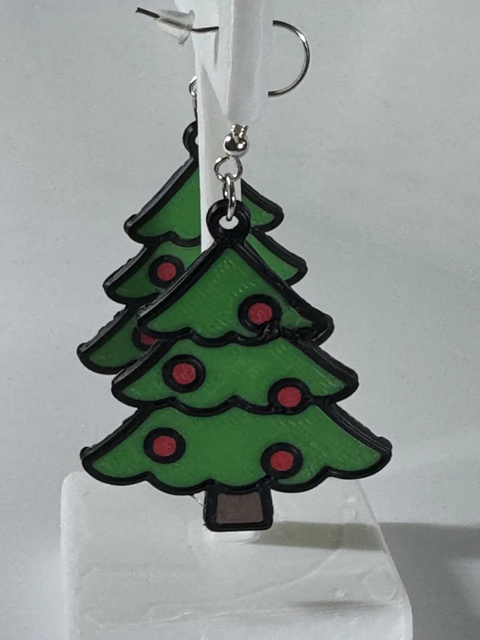 Christmas Tree Earrings view 4