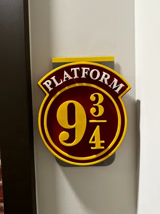 Harry Potter Platform 9 3/4 Sign