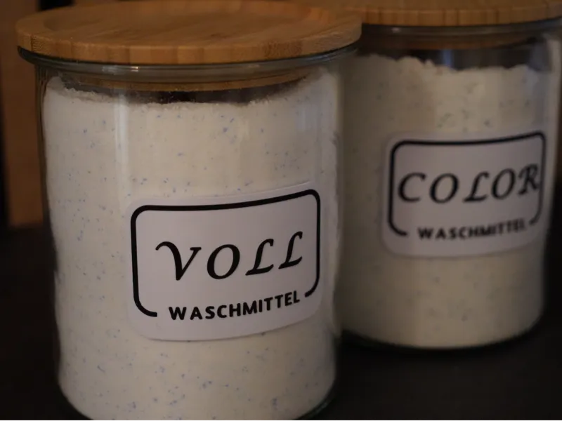 Waschmittel-Schild | Voll- & Color Waschmittel