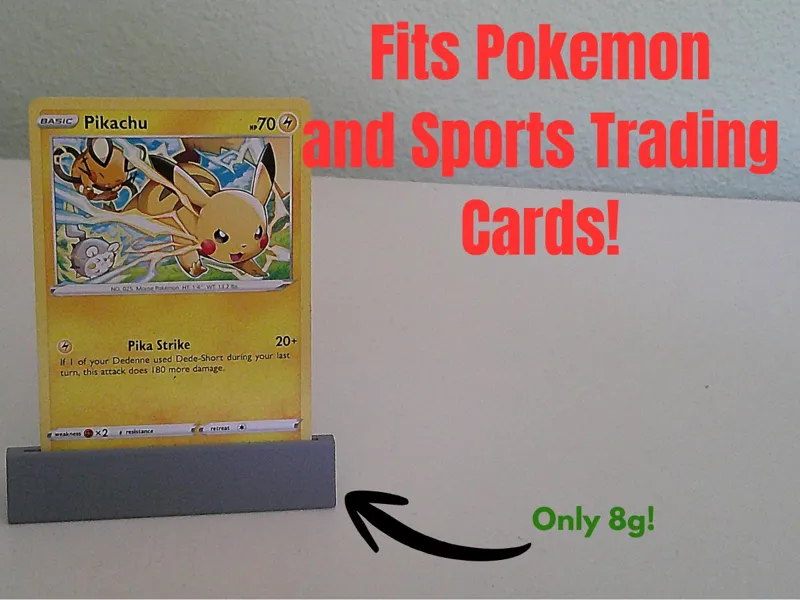 Trading Card Display Stand