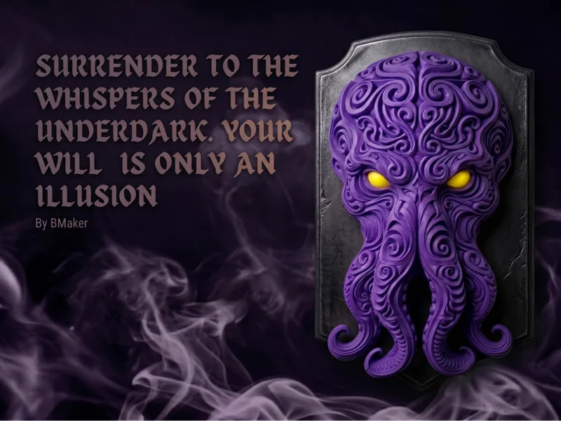 Mind Flayer - D&D / Cthulhu Fan art Wall Art