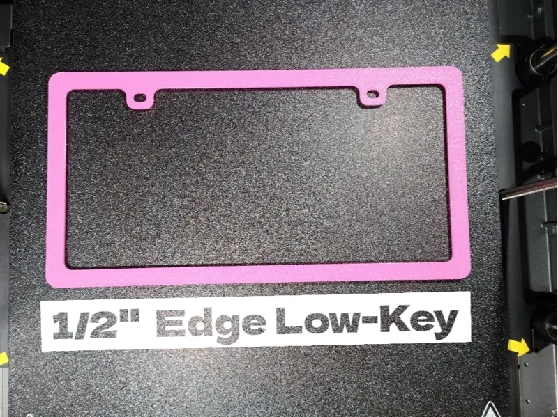 USA Slim Edge Car License Plate Frame