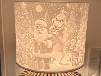 Santa & Grinch Table Lampshade for E27 socket