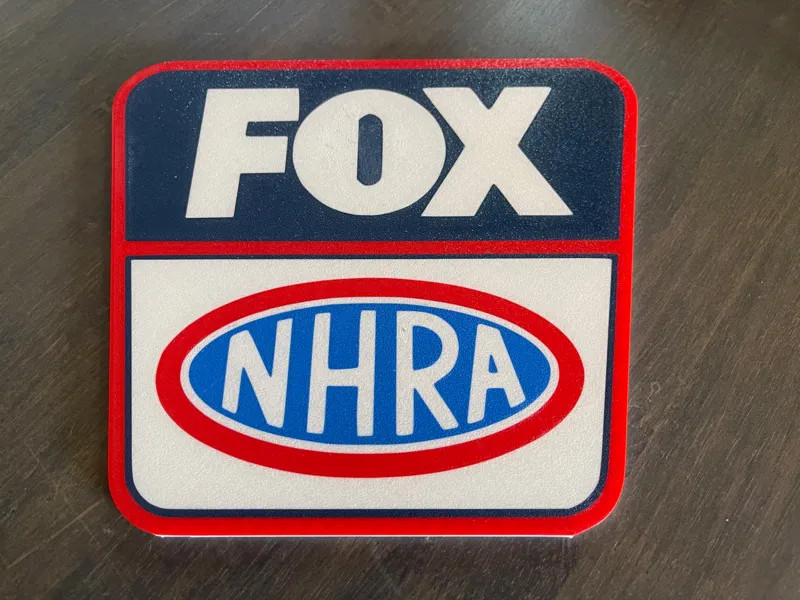 NHRA on Fox Championship Drag Racing Sign