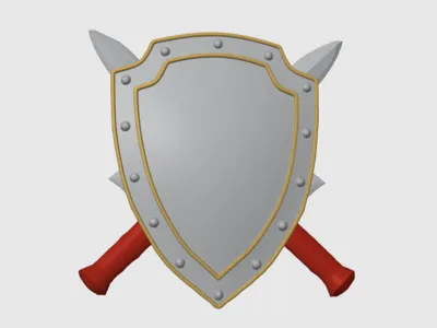Shield with Swords