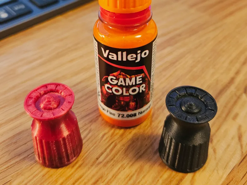 No-Brand Vallejo 17ml Replacement Cap & Swatch Top
