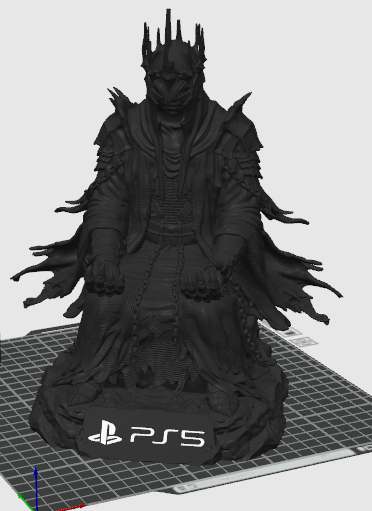 Miniatura 3 do modelo 3D DARK LORD – PS5 Controller Throne