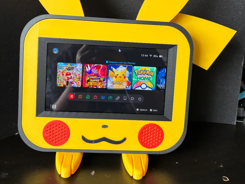 Pikachu Switch 2 Holder Mini Display