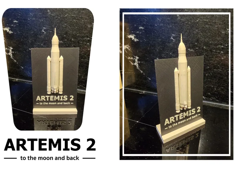 Artemis 2 - Tribute Display