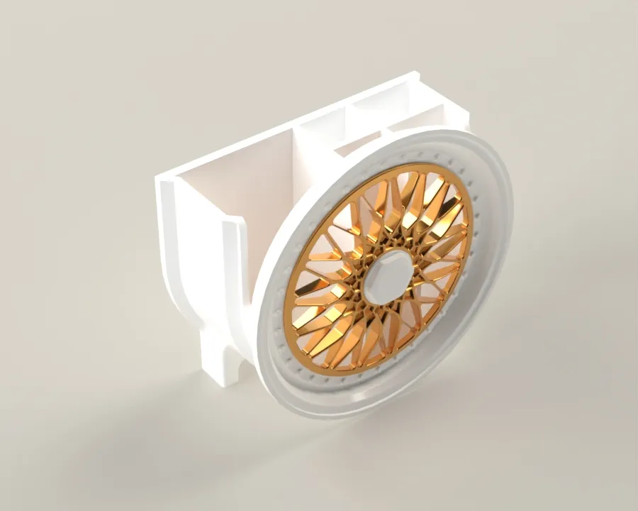 BBS RS wheel desk organizer / pen holder by Filip Sabljić MakerWorld