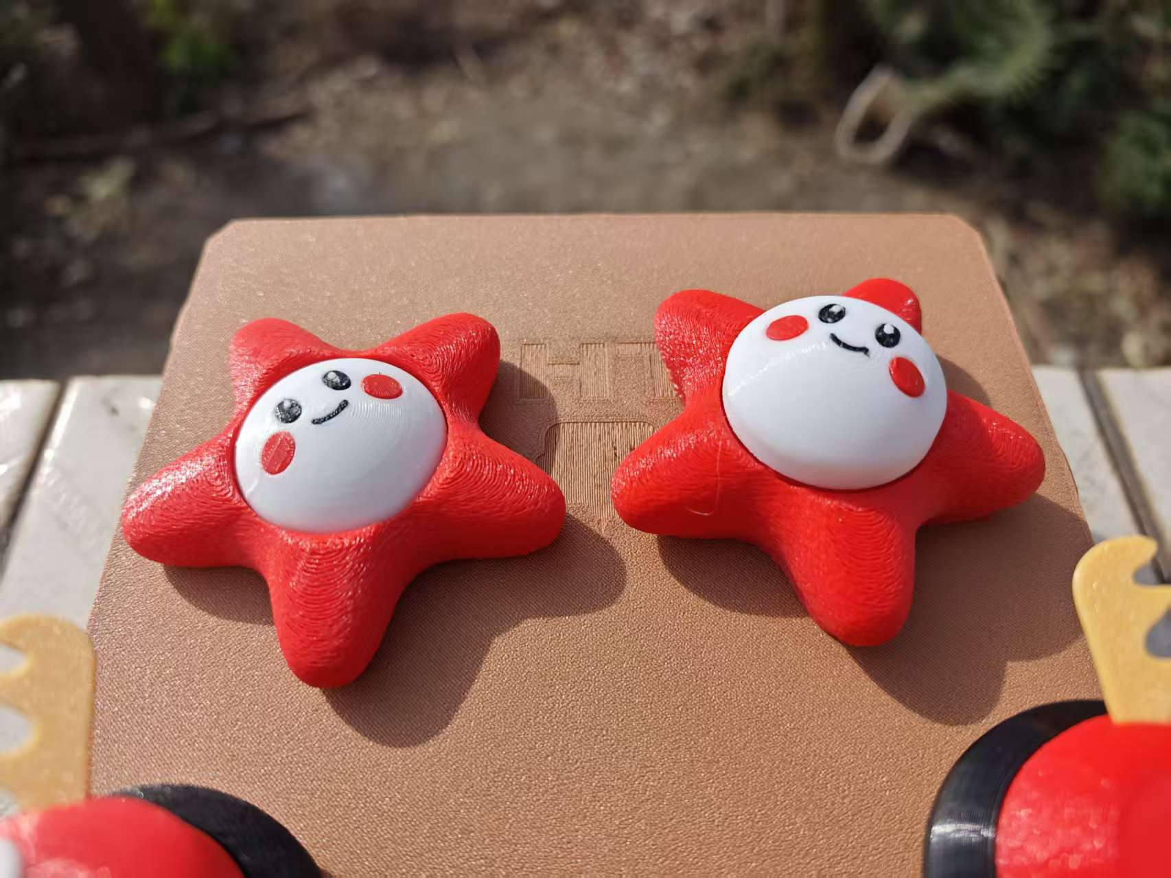 Miniatura 2 do modelo 3D 星团子——按键冰箱贴挂件