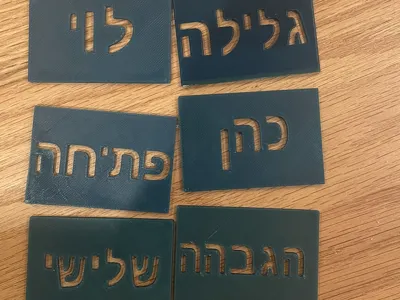 Weekday Aliyot cards and box