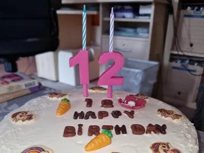 Birthday Numbers for Cakes