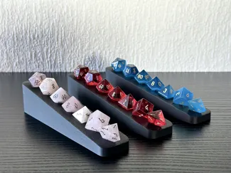 Minimal D&D Dice Display Stand