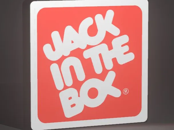 Jack in The Box Old Sign Lightbox