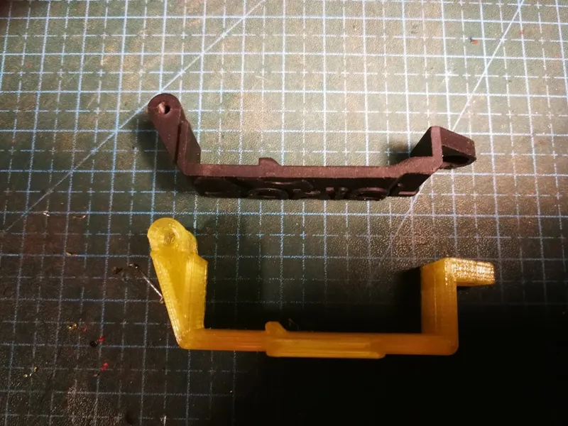 Axial Yeti bigger battery box doors.
